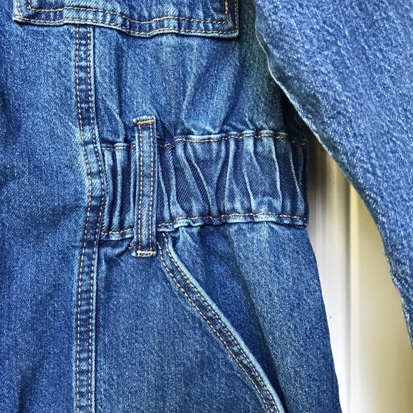 Universal Thread Womens Long Sleeves Denim Jumpsuit - Picture 4 of 6